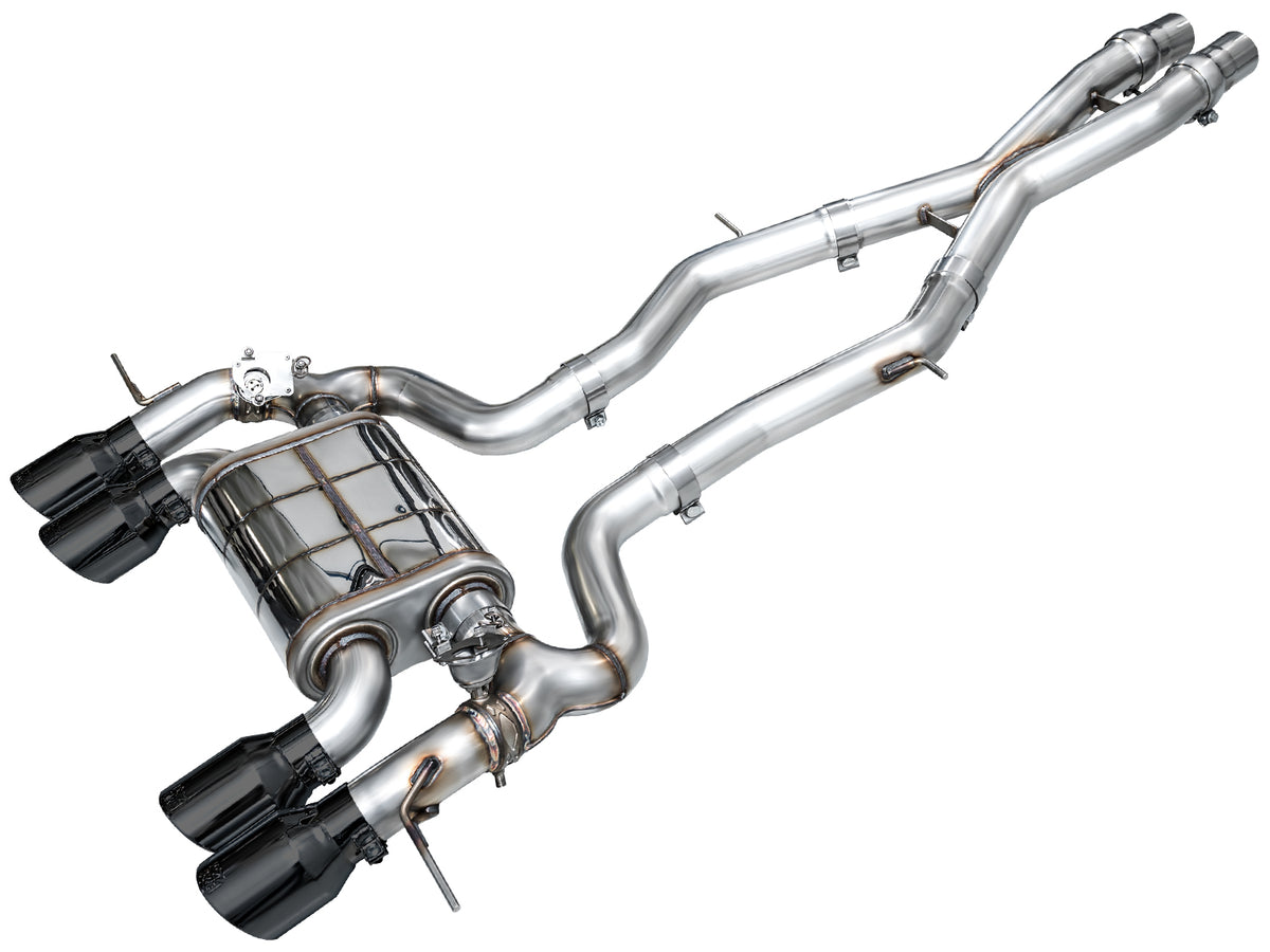 AWE SwitchPath™ Exhaust for BMW G87 M2 - 4.5" Diamond Black Tips