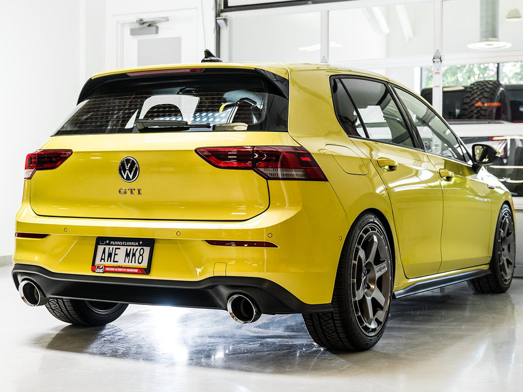 AWE Touring Edition Exhaust for VW MK8 GTI - Chrome Silver Tips