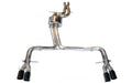 AWE Track Edition Exhaust for Audi S5 3.0T - 4" Diamond Black Tips
