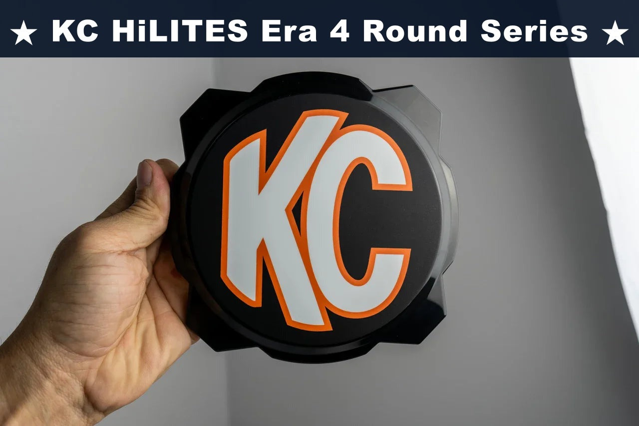 KC HiLITES Era 4 ROUND Series Light Cover Overlays - Universal