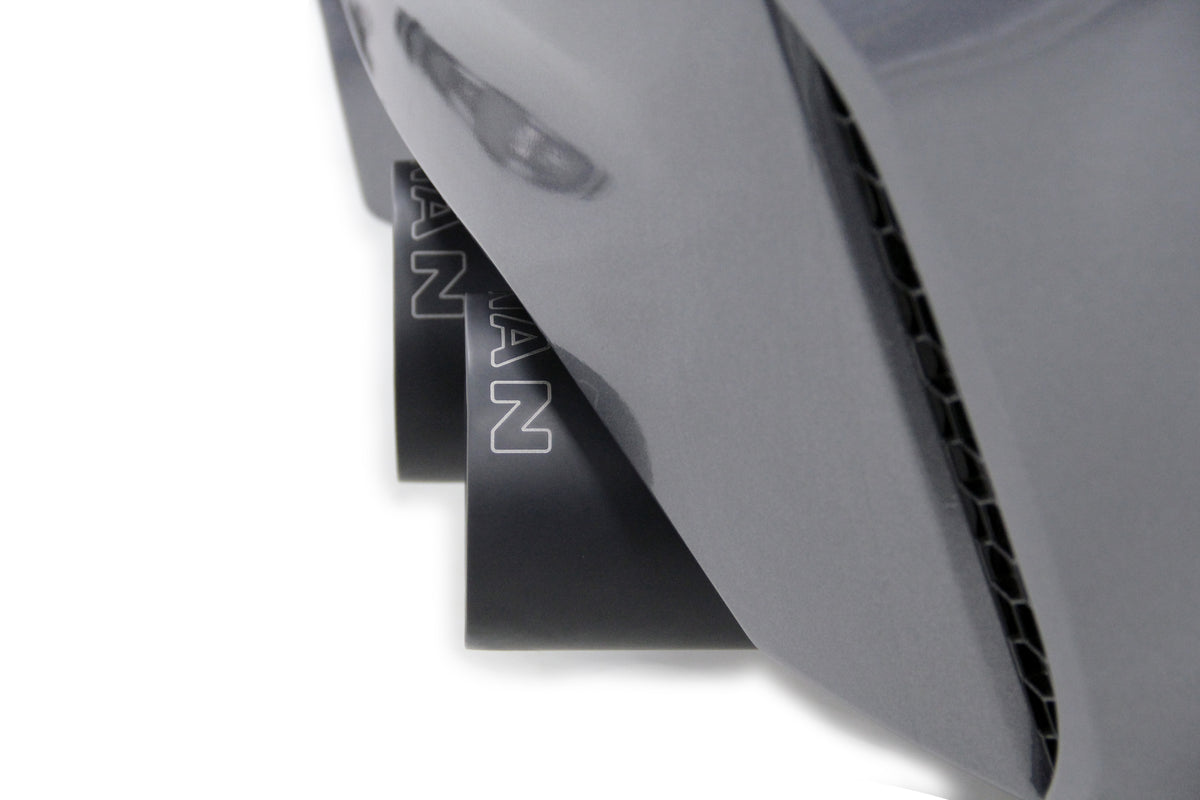 Stainless Steel - Black Tips - F90