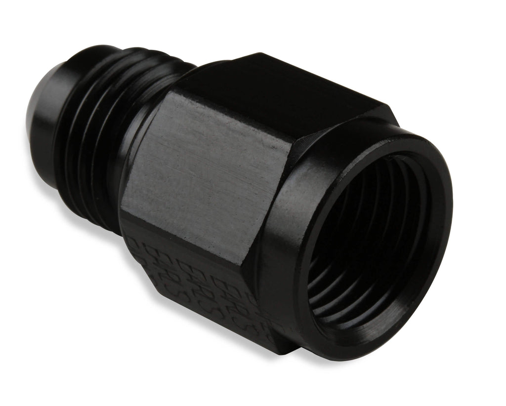 Extends the length of the AN Hose or Flare Fitting by the length of a Nut.
