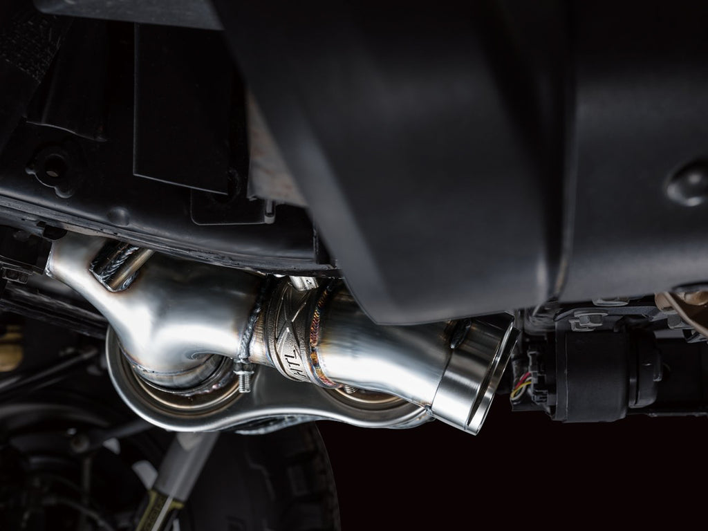 AWE SwitchPath Exhaust for Wrangler 392 - Quad BashGuards