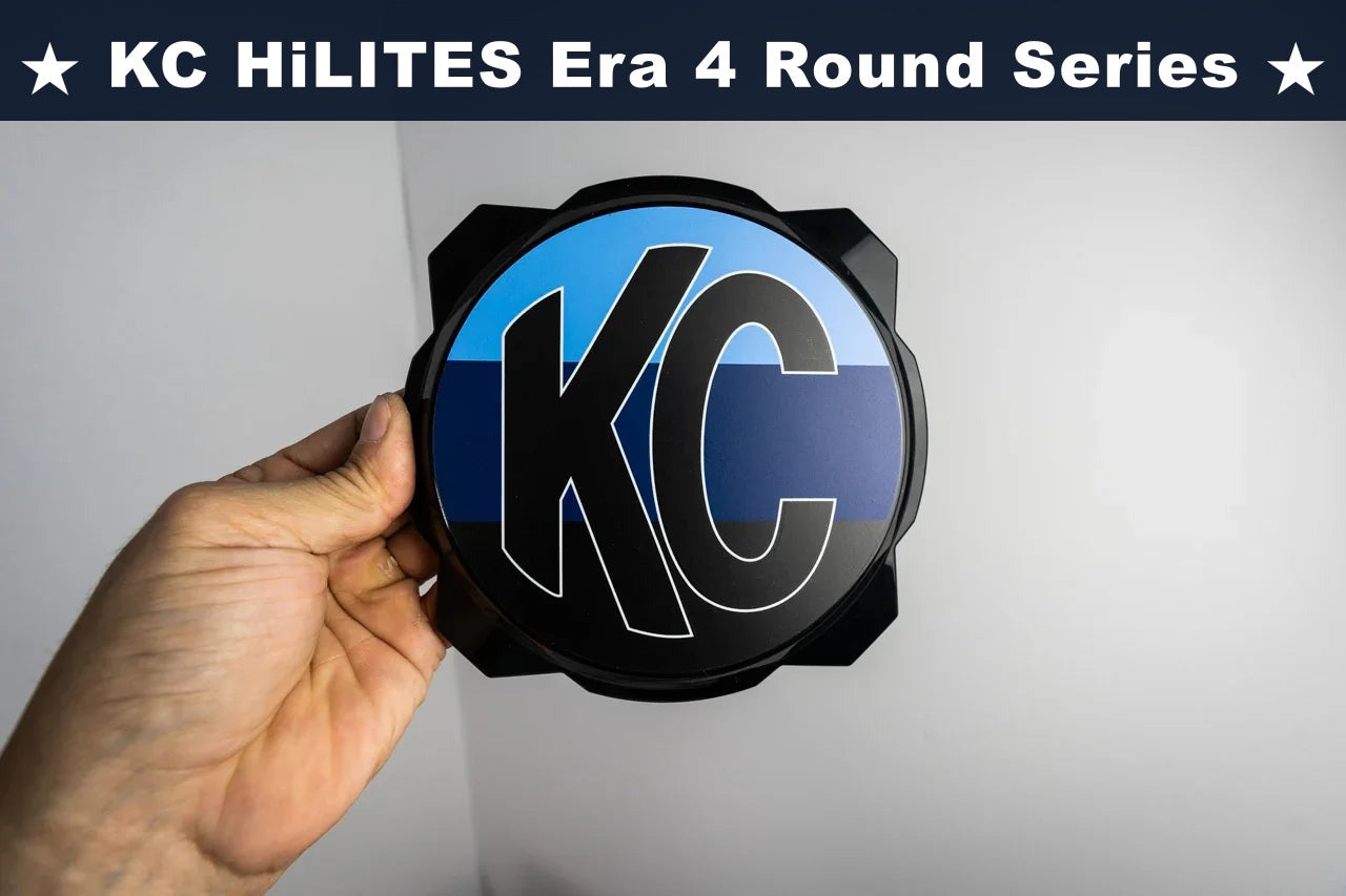 KC HiLITES Era 4 ROUND Series Light Cover Overlays - Universal