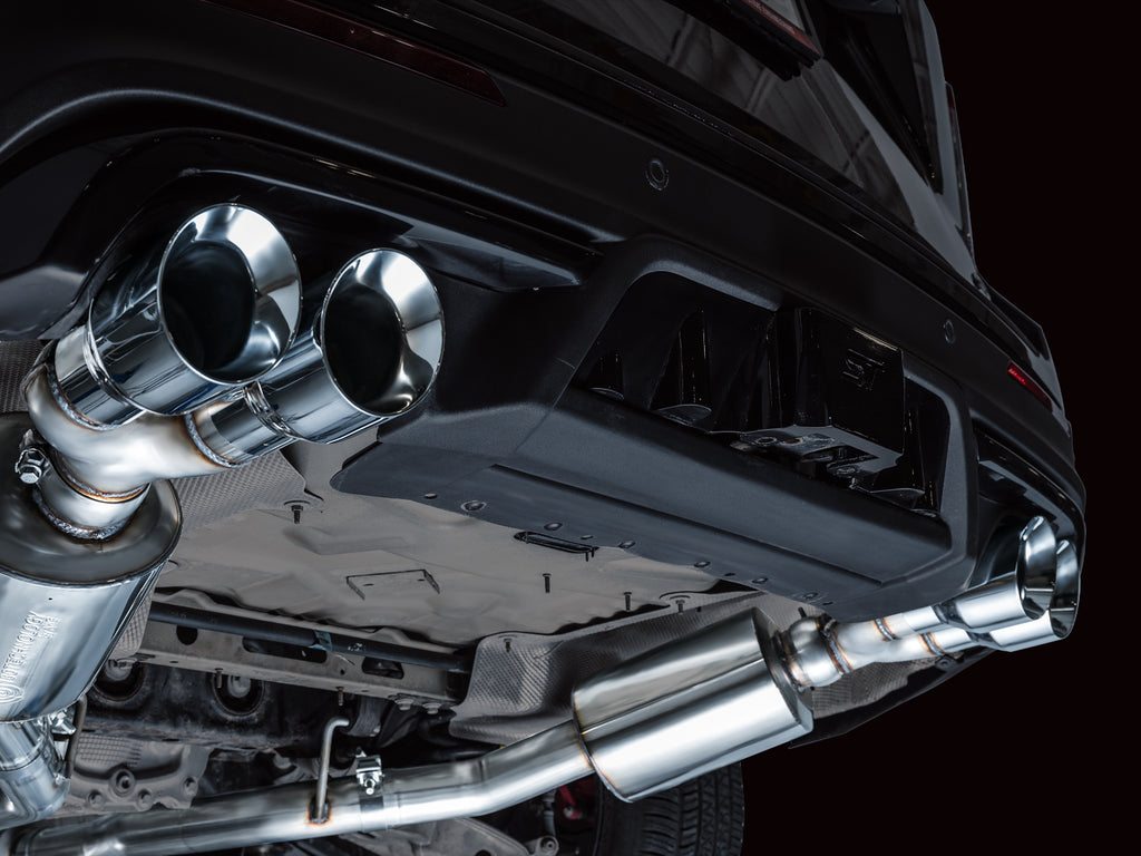 AWE Touring Edition Exhaust for Ford Explorer ST - Chrome Silver Tips