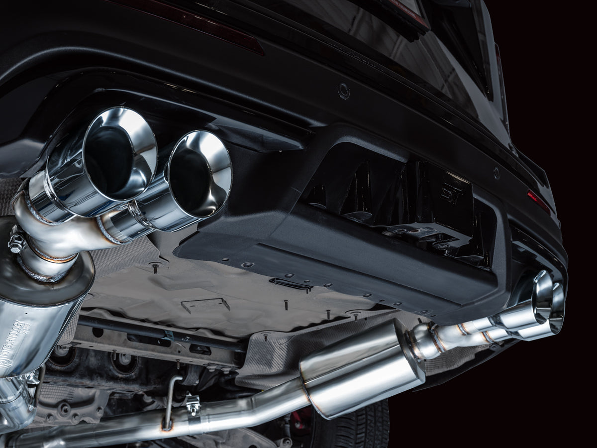 AWE Touring Edition Exhaust for Ford Explorer ST - Chrome Silver Tips