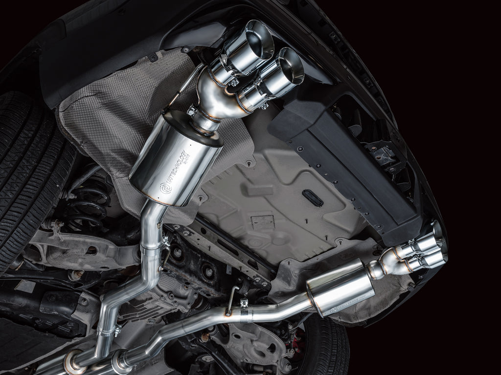 AWE Touring Edition Exhaust for Ford Explorer ST - Chrome Silver Tips