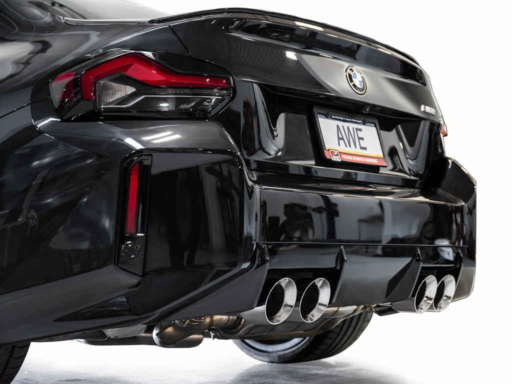 AWE SwitchPath™ Exhaust for BMW G87 M2 - 4.5" Chrome Silver Tips