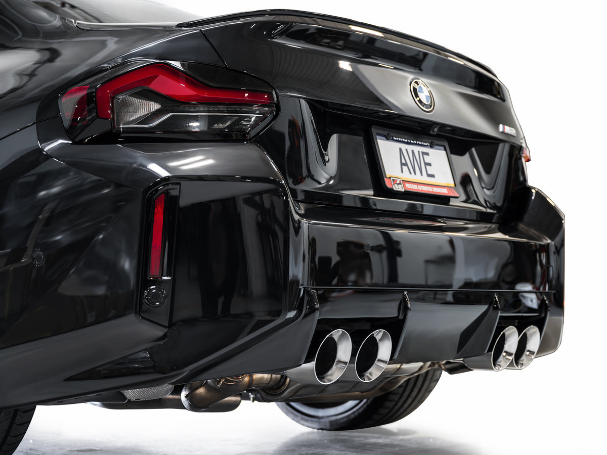AWE SwitchPath™ Exhaust for BMW G87 M2 - 4.5" Chrome Silver Tips