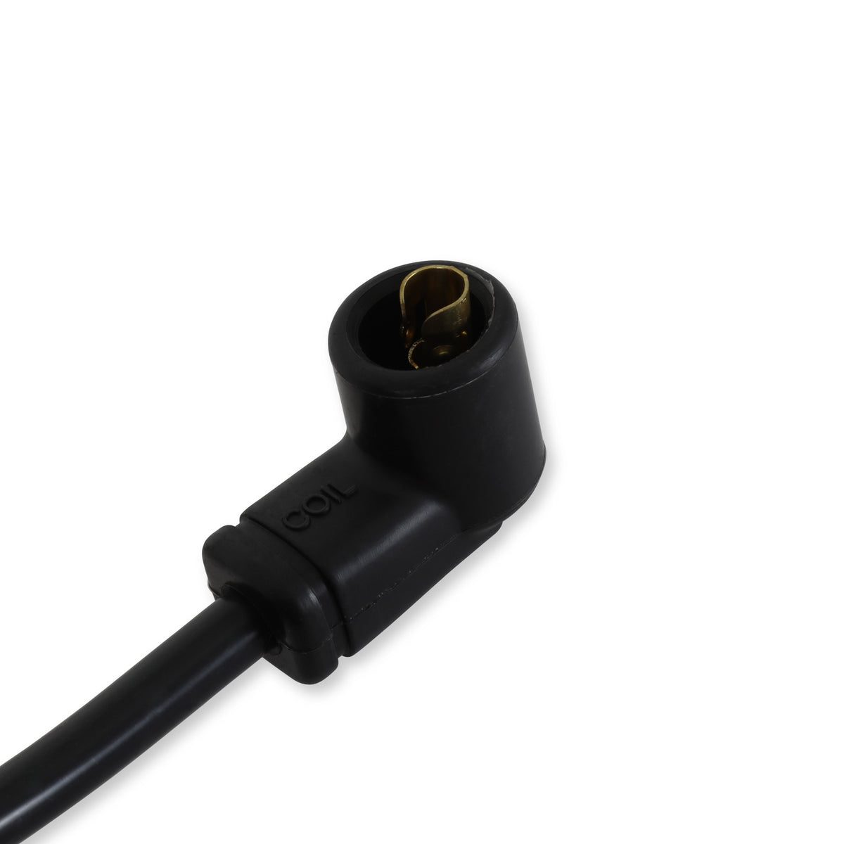 Spark Plug Wire Set - 8.8mm-300+ Ferro-Spiral Race - Universal- Vari-Angle Boots - 7040 300+ race wire universal spark plug wire sets have a spiral core and black silicone jacket.