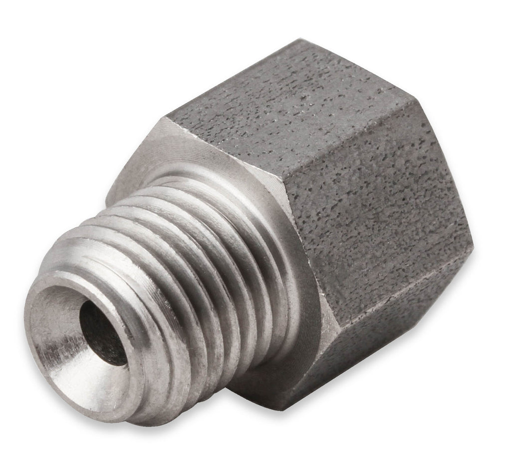 Hardline Expander - Stainless Steel - 3/8"-24 Inverted Flare Male to 10mm x 1.0 Inverted Flare Female for 3/16" Tubing.
