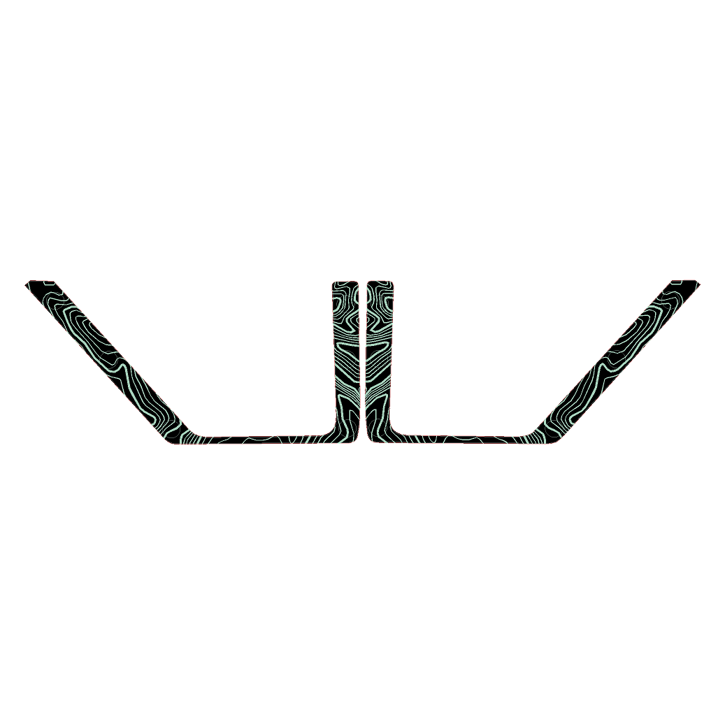 Topo Rear Door Net Trim Overlay Kit (Printed Series) - 2021+ Bronco