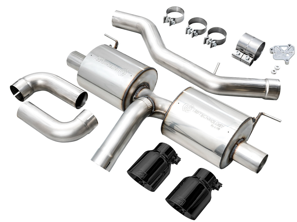 AWE Touring Edition Axleback Exhaust for BMW G2X 330i/430i - 4.5” Diamond Black Tips