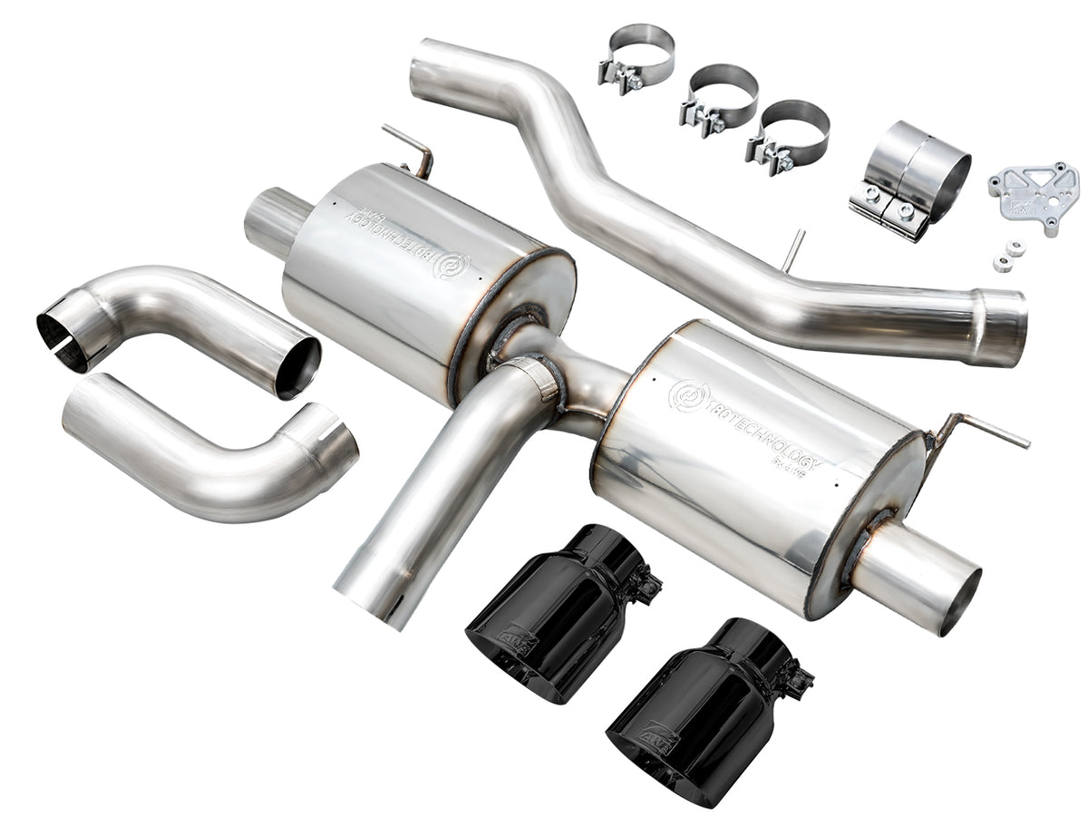 AWE Touring Edition Axleback Exhaust for BMW G2X 330i/430i - 4.5” Diamond Black Tips