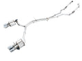 AWE SwitchPath™ Exhaust for Audi B9 S5 Coupe - Non-Resonated - 4" Chrome Silver Tips
