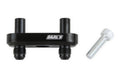 Fits GM 6L80E, 6L90E, and 8L90E Transmissions, -6 AN Male Flares, Black Anodized Finish