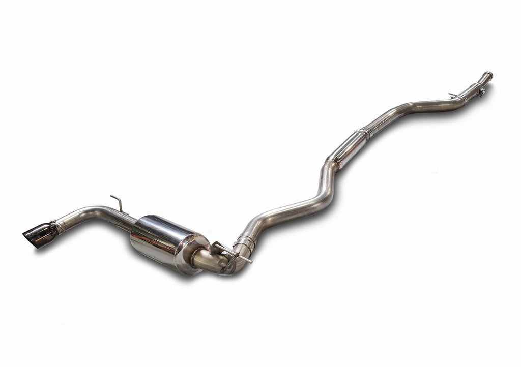 AWE Touring Edition Exhaust + Performance Mid Pipe for BMW F30 320i - 3.5" Chrome Silver Tip