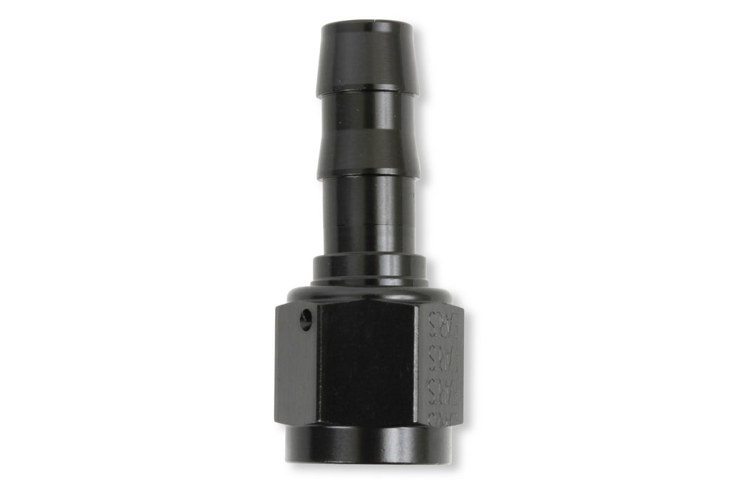 Black Anodized Lightweight Direct Replacement for Brass Push Lock Type Hose Ends.