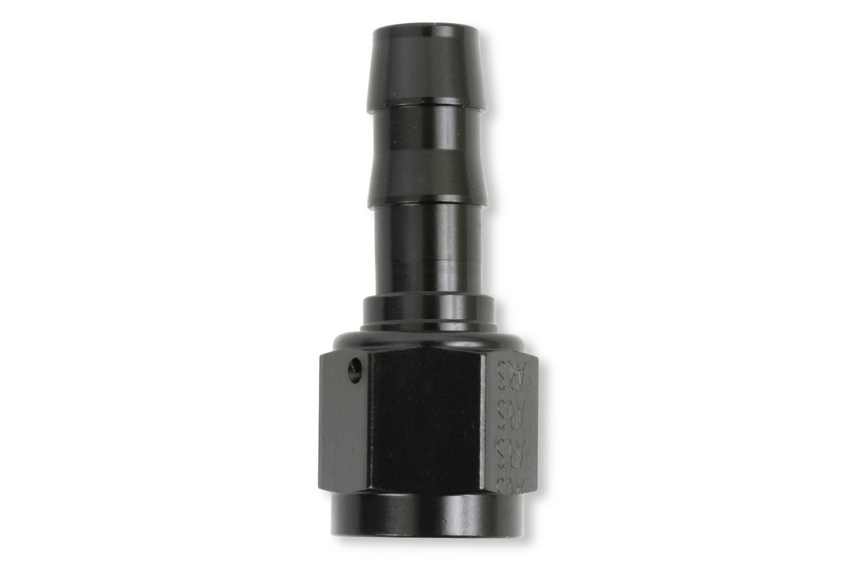 Black Anodized Lightweight Direct Replacement for Brass Push Lock Type Hose Ends.