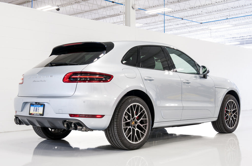 AWE Touring Edition Catback Exhaust for Porsche Macan S / GTS / Turbo - Diamond Black 102mm Tips