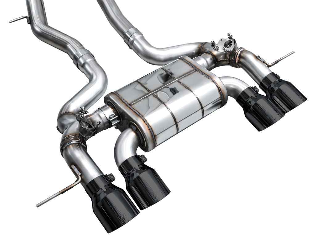 AWE SwitchPath™ Exhaust for BMW G87 M2 - 4.5" Diamond Black Tips
