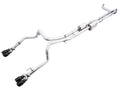 AWE 0FG Catback Exhaust for 4th Gen Silverado/Sierra 1500 6.2L (with bumper cutouts) - 4" Diamond Black Tips