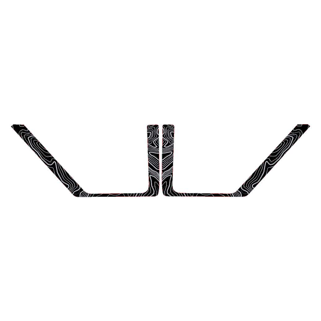 Topo Rear Door Net Trim Overlay Kit (Printed Series) - 2021+ Bronco