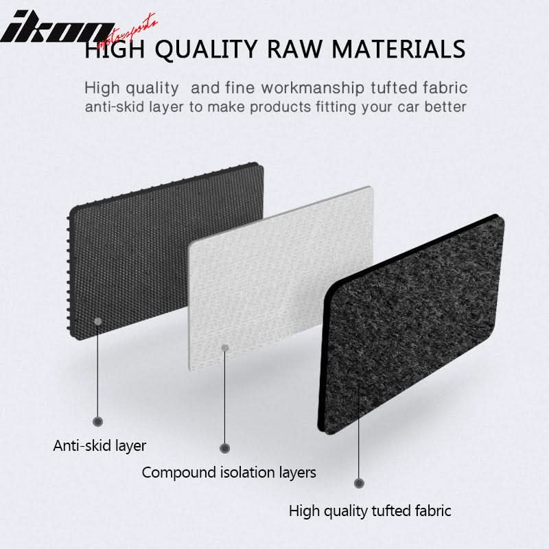 Car Floor Mat for 1999-2005 BMW E46 3 Series 2001-2006 M3 4PC Nylon