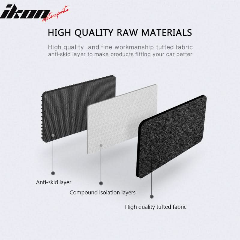 Car Floor Mat for 2010-2014 Mini Cooper Countryman Black Carpet Nylon