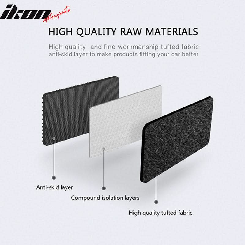 Car Floor Mat for 2004-2007 Scion xB Black Carpet 5PC Nylon