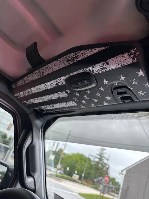 Freedom Series Sun Visor Overlays - 2018+ Wrangler JL / Gladiator JT