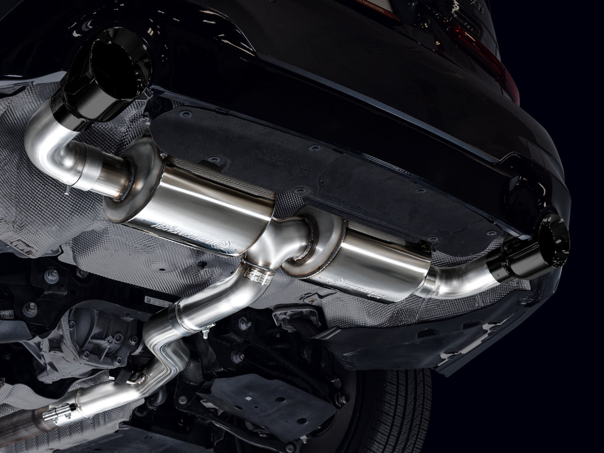 AWE Touring Edition Axleback Exhaust for BMW G2X 330i/430i - 4.5” Diamond Black Tips