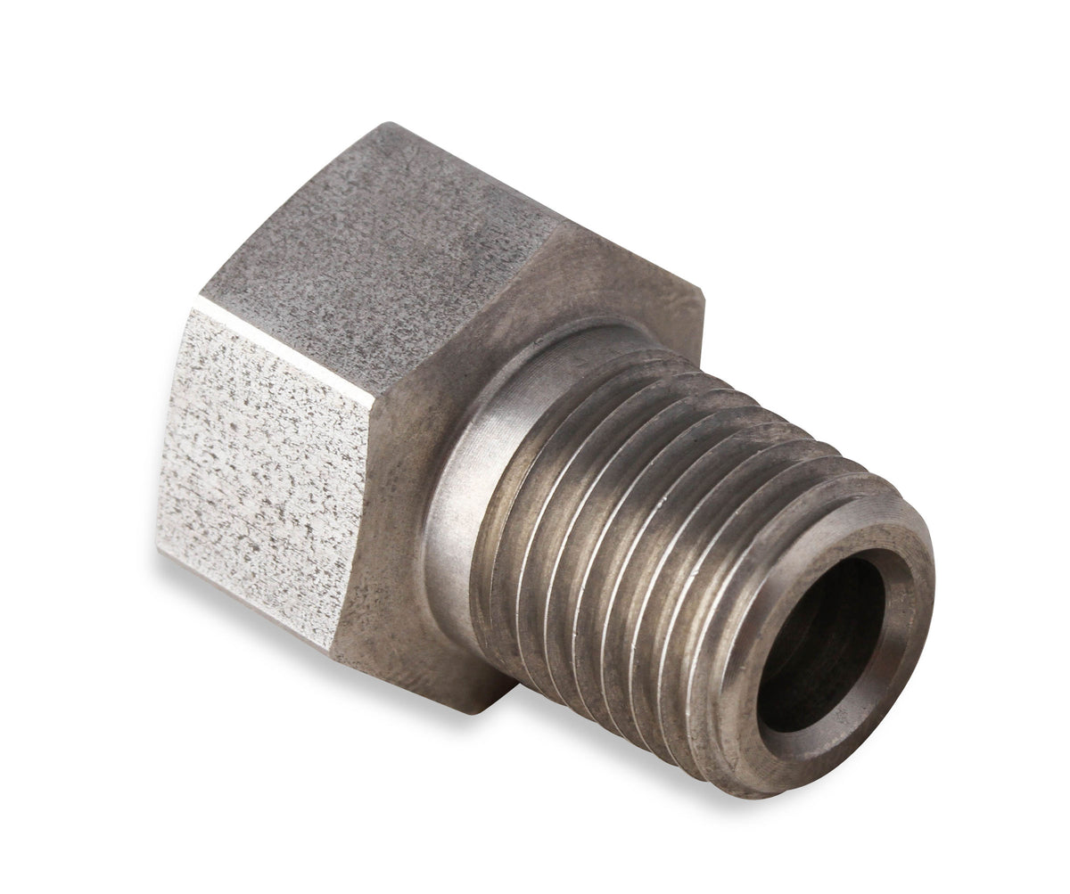 Hardline Adapter - Stainless Steel - 1/4" NPT Male to 5/8"-18 Inverted Flare Female