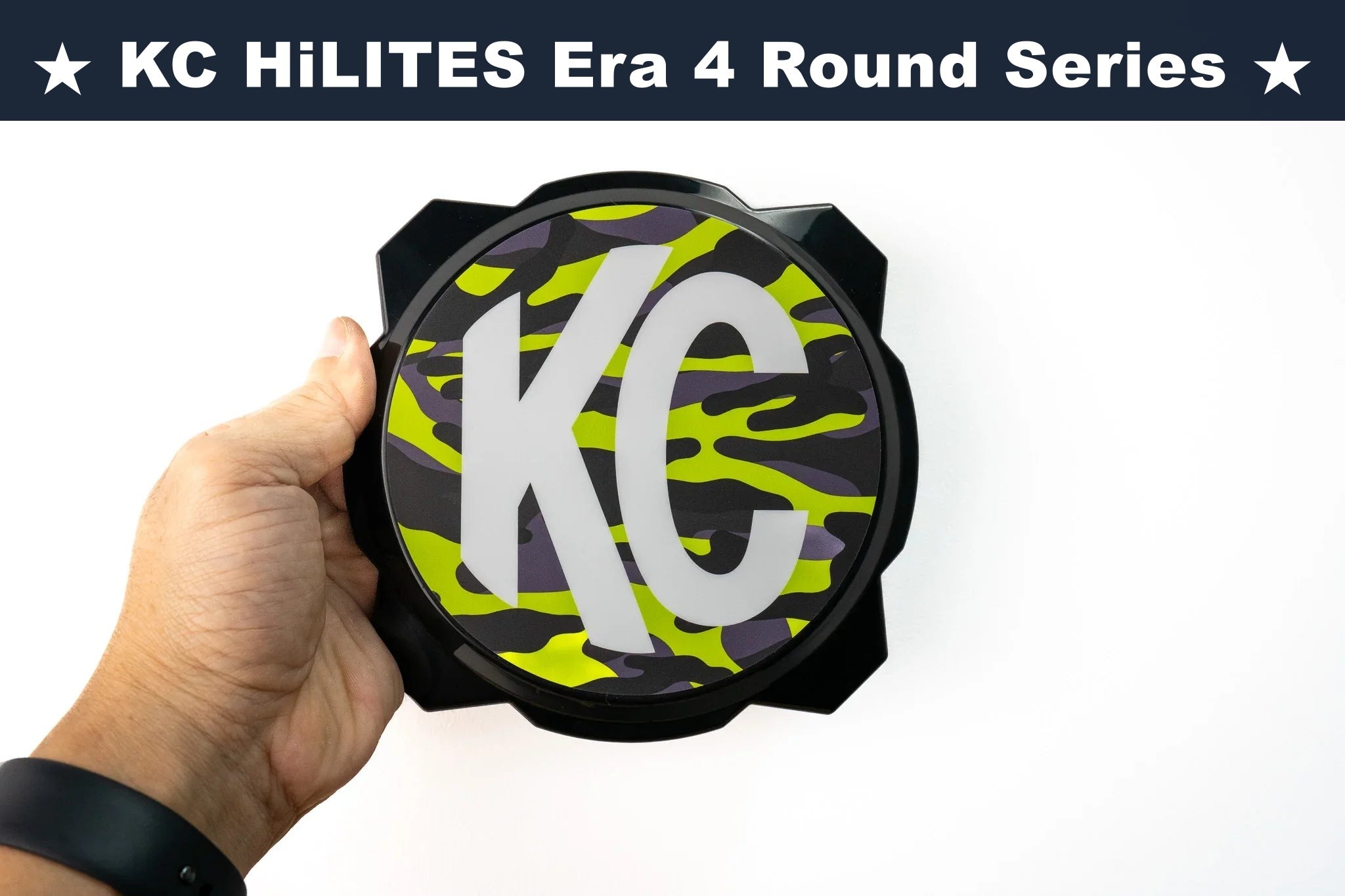 KC HiLITES Era 4 ROUND Series Light Cover Overlays - Universal