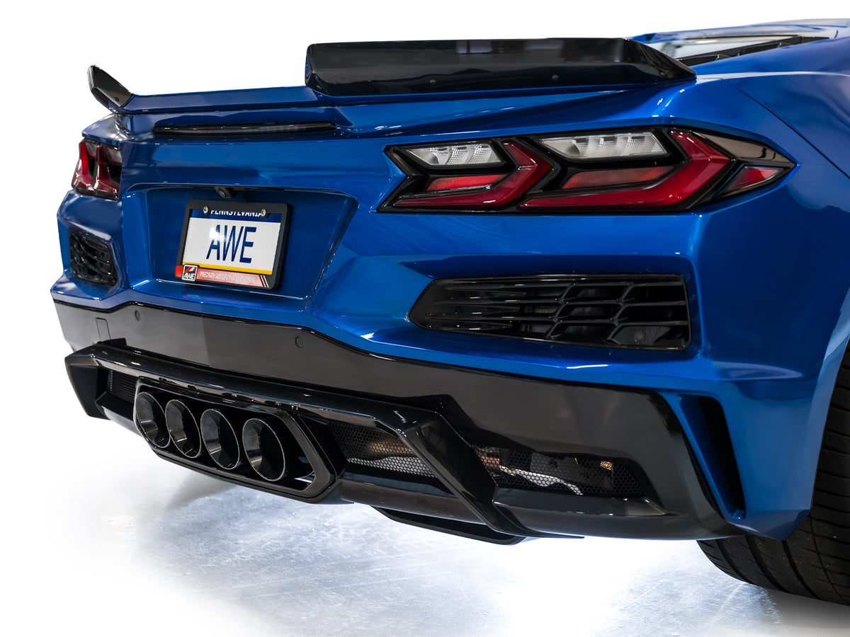 AWE SwitchPath Exhaust for C8 Corvette Z06 - 4.5" Diamond Black Tips