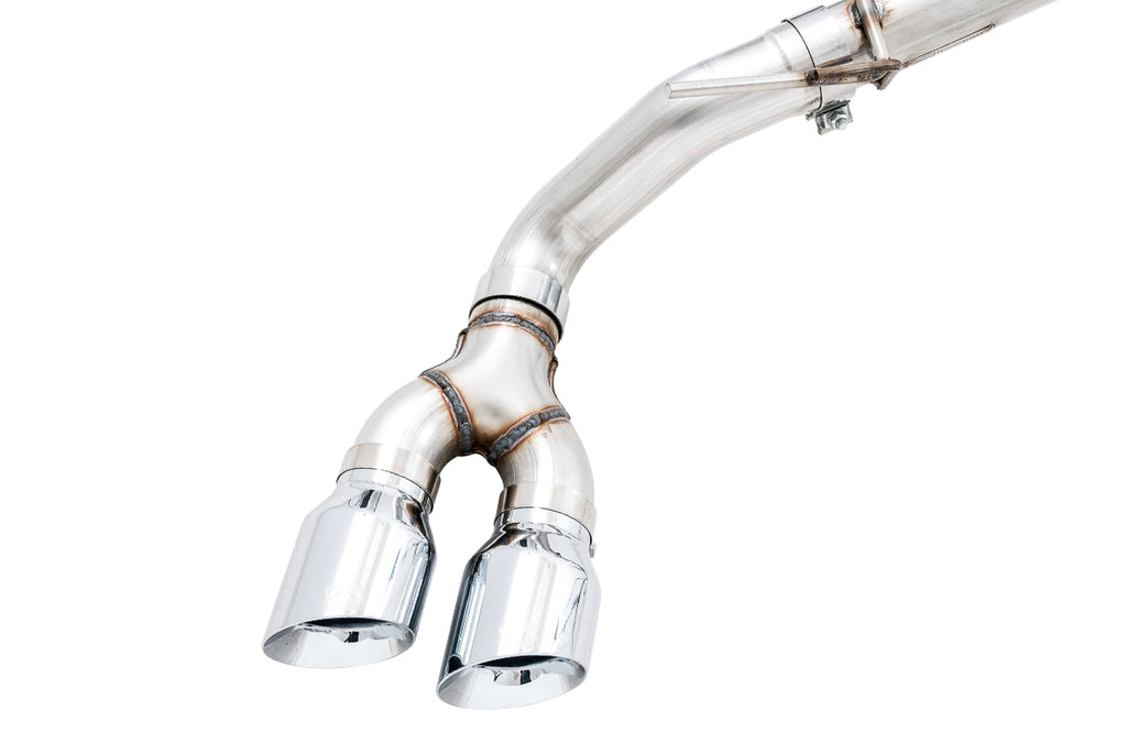 AWE 0FG Exhaust with BashGuard for Ford Ranger - Dual Chrome Silver Tips
