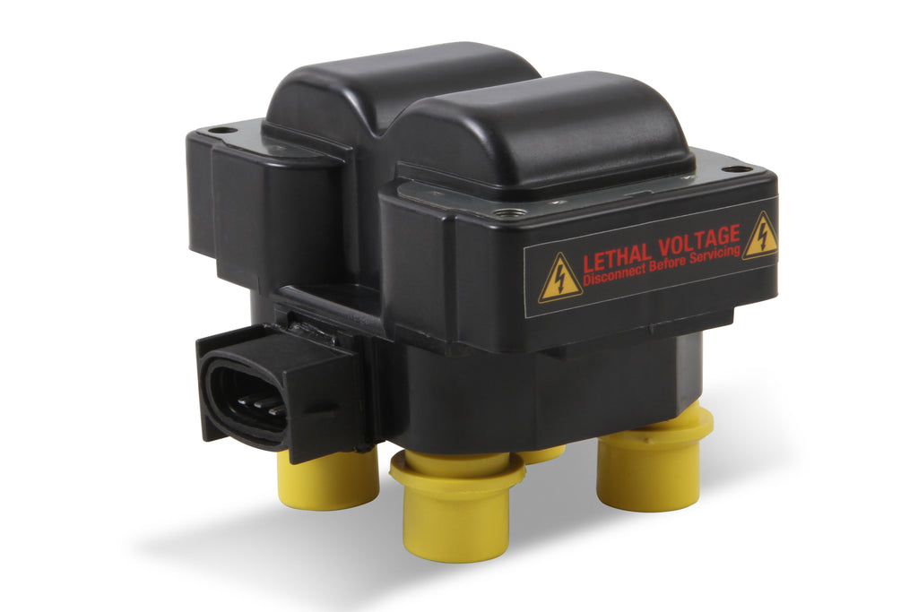 Ignition Coil - SuperCoil - Ford 4-Tower EDIS with horizontal plug - SuperCoil 4-tower EDIS ignition coil for Ford 1988-2003 has a maximum output of 42,000.