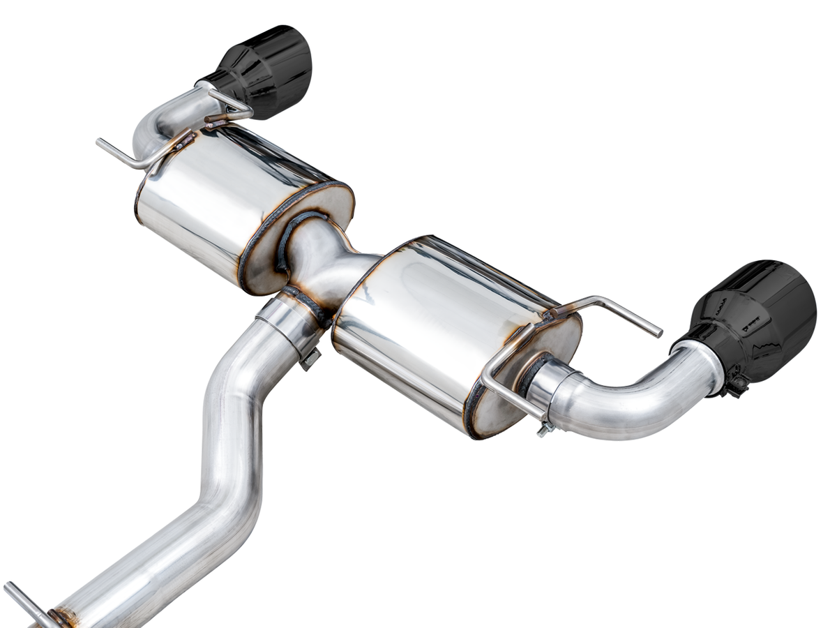AWE Touring Edition Exhaust for Subaru BRZ / Toyota GR86 / Toyota 86 / Scion FR-S - 5" Diamond Black Tips