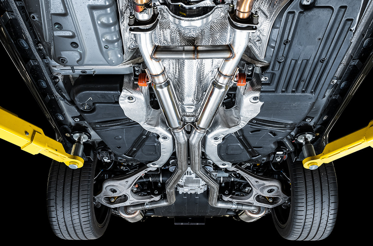 AWE Touring Edition Exhaust for Jeep Grand Cherokee SRT and Trackhawk - for use with stock tips