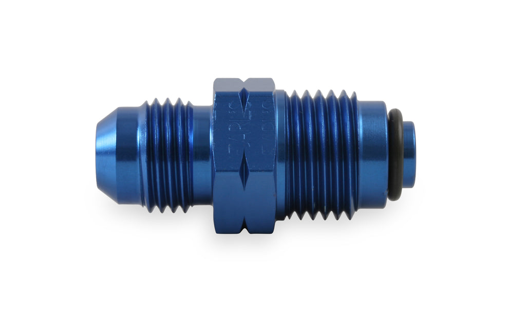 Blue Anodized Lightweight Aluminum Construction. Typical Application Power Steering/Fuel Injection - O-ring Seal.