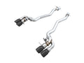 AWE SwitchPath™ Axleback Exhaust for BMW F90 M5 - 4" Diamond Black Tips