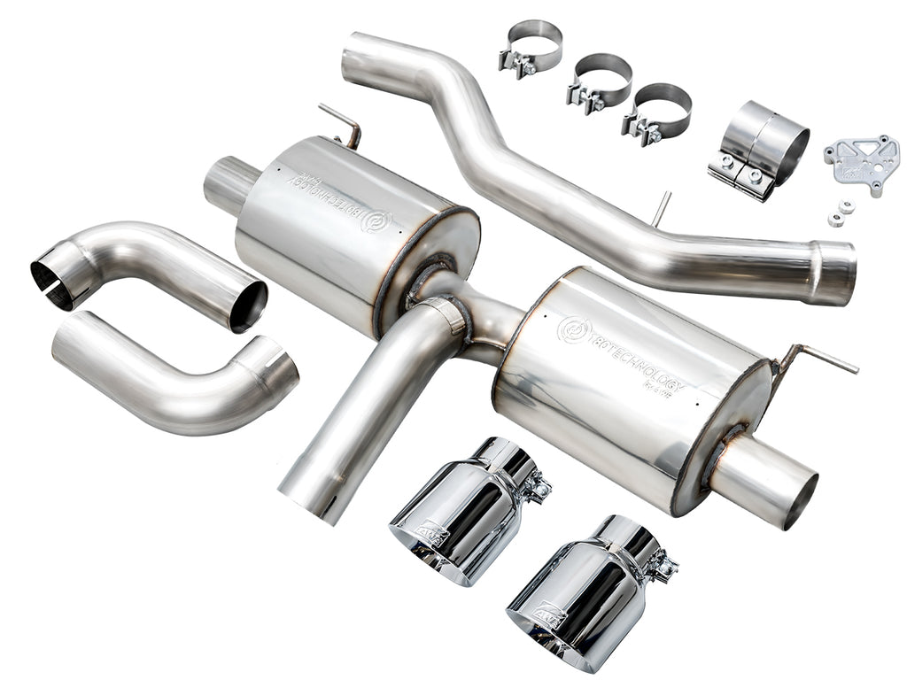 AWE Touring Edition Axleback Exhaust for BMW G2X 330i/430i - 4.5” Chrome Silver Tips