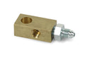 Hyperfirm Brake Line Adapter T - Style #3 AN Male On Branch 3/8"-24 I.F. On Both Runs