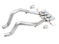 AWE Track Edition Axleback Exhaust for C7 Corvette - 4.5" Chrome Silver Tips