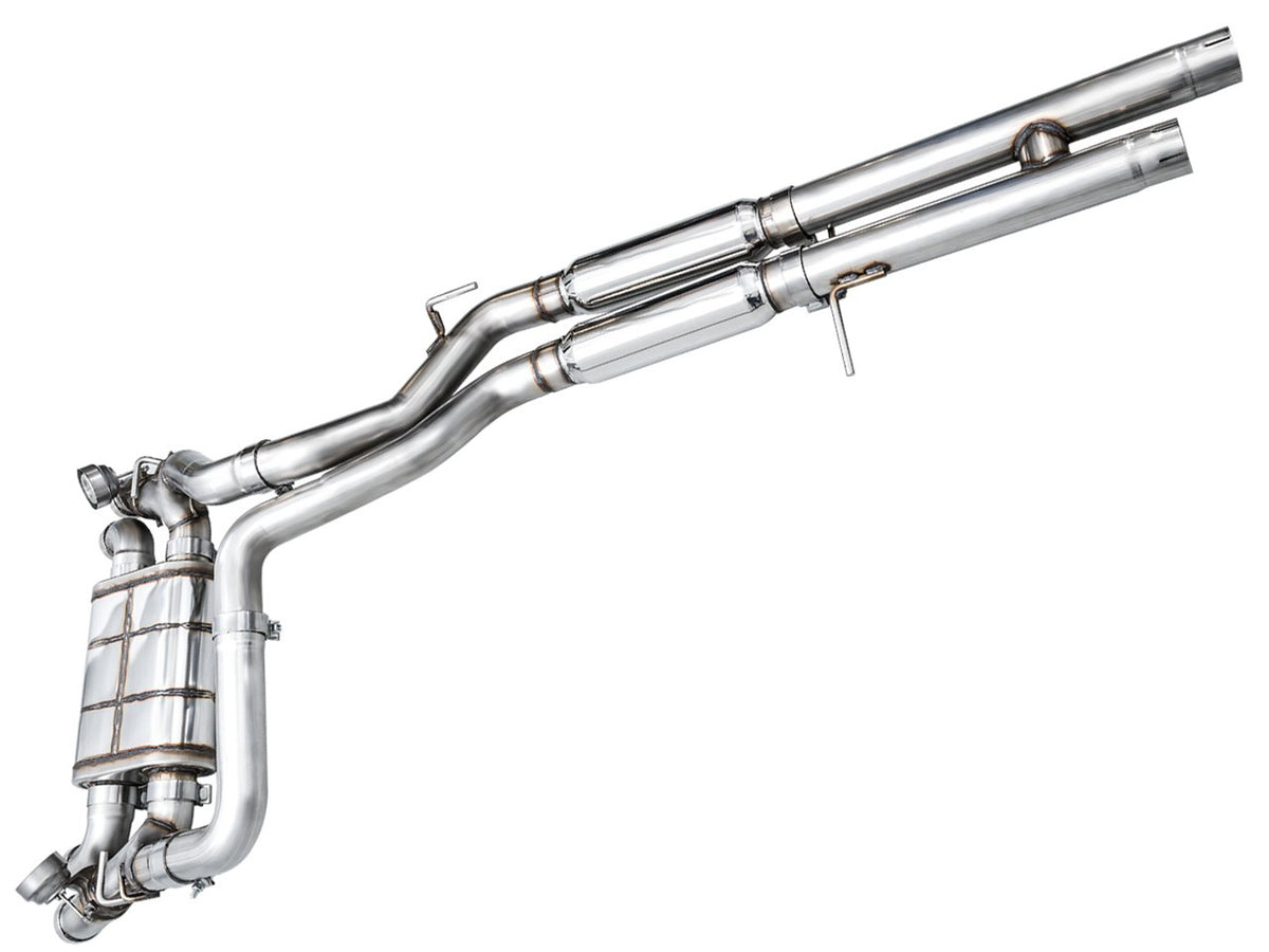 AWE SwitchPath Exhaust for Wrangler 392 - Quad BashGuards