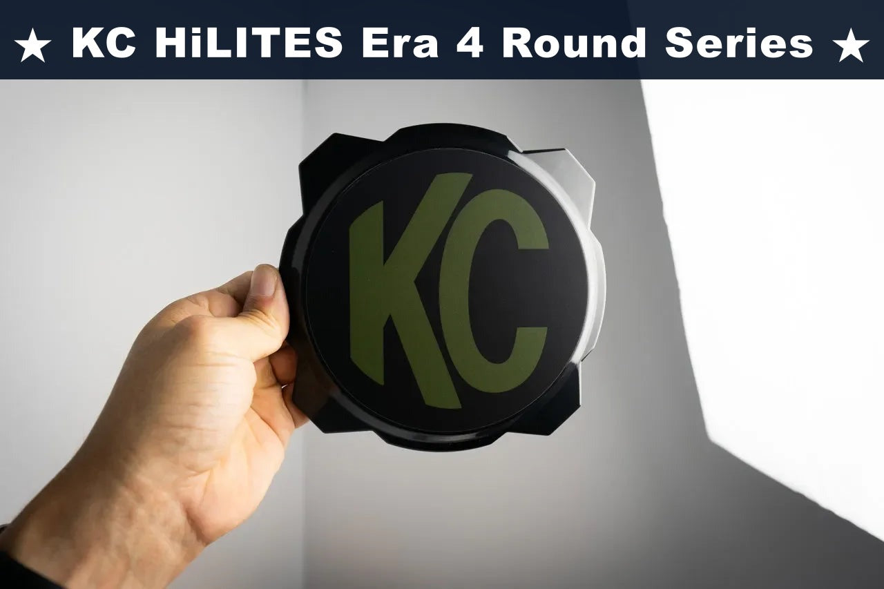 KC HiLITES Era 4 ROUND Series Light Cover Overlays - Universal