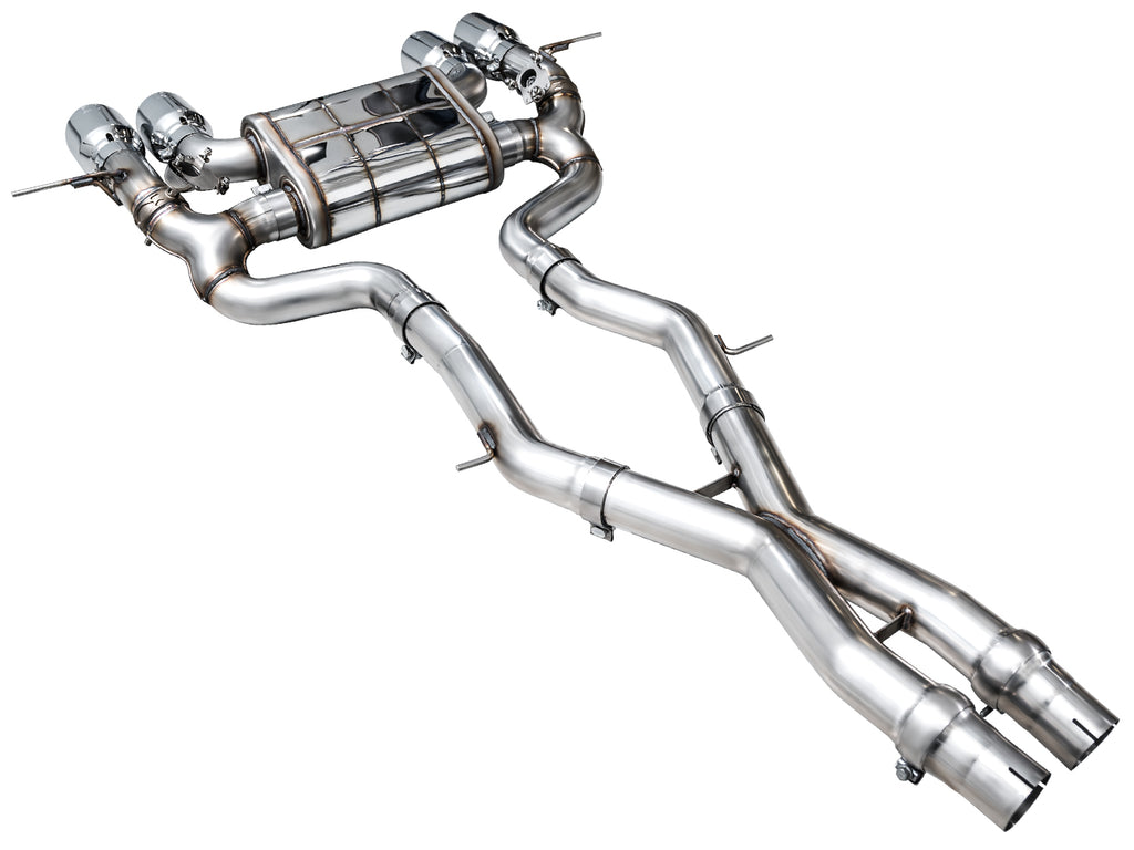 AWE SwitchPath™ Exhaust for BMW G87 M2 - 4.5" Chrome Silver Tips