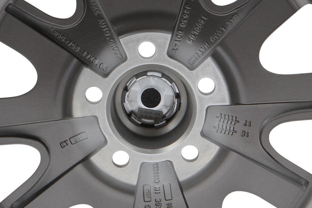 17 x 8 | 5x4.5" / 5x114.3 | 4.75" BS | 6.95 MM Offset; Verify all wheel fitment specs to your specific application before ordering.