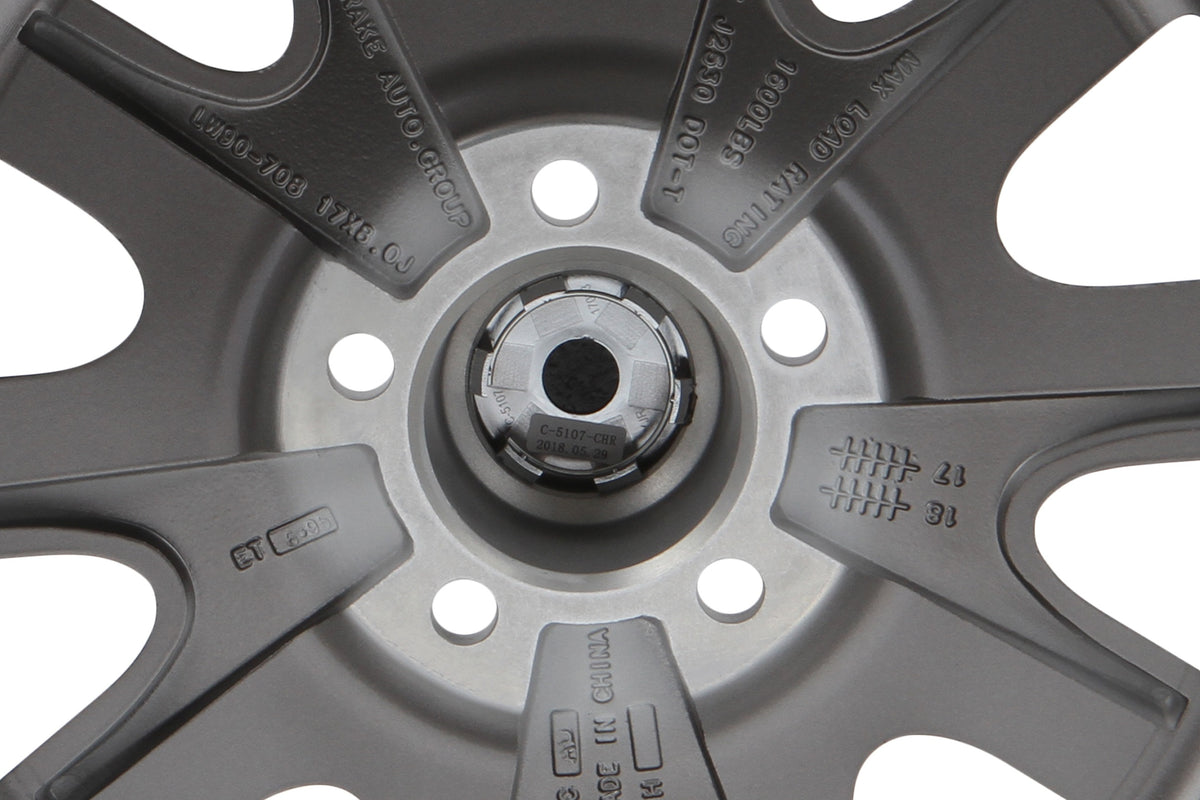 17 x 8 | 5x4.5" / 5x114.3 | 4.75" BS | 6.95 MM Offset; Verify all wheel fitment specs to your specific application before ordering.