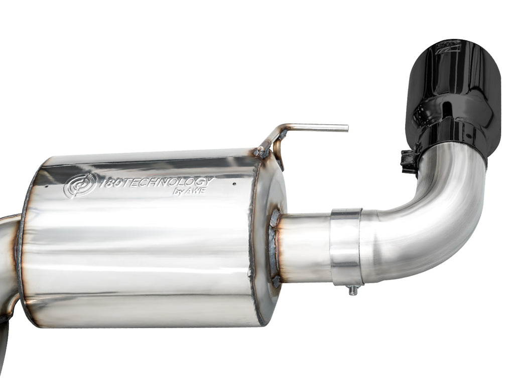 AWE Touring Edition Axleback Exhaust for BMW G2X 330i/430i - 4.5” Diamond Black Tips